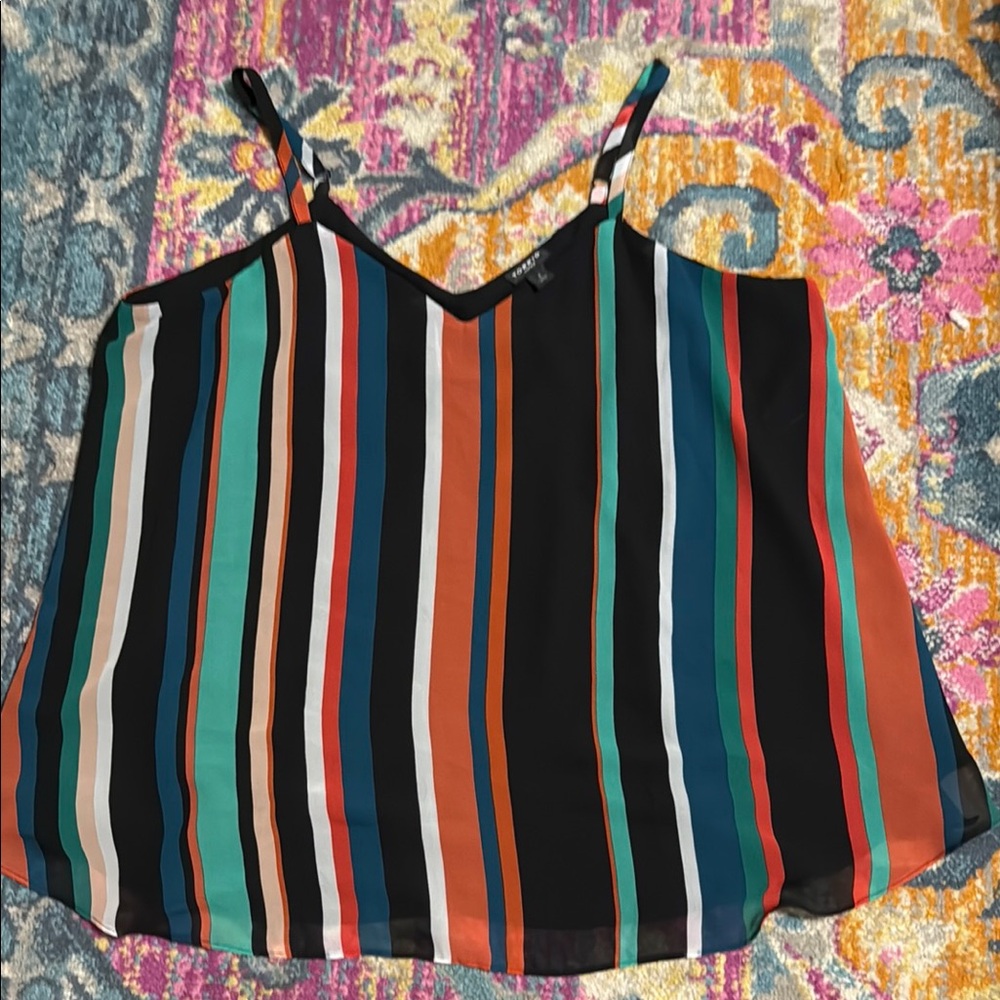 Torrid Multicolor Striped Sophie Cami 1x